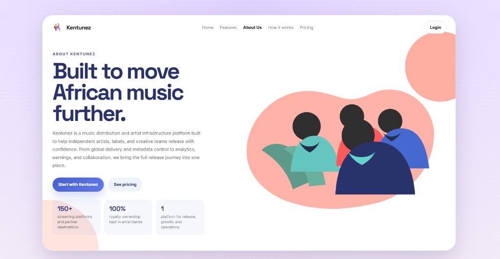 Kentunez about page built to move African music further
